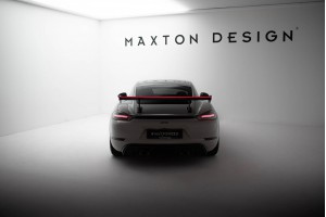 Carbon Spoiler With Internal Brackets Uprights V.1 + LED Porsche 718 Cayman 982c Carbon Spoiler With Internal Brackets Uprights V.1 + LED Porsche 718 Cayman 982c