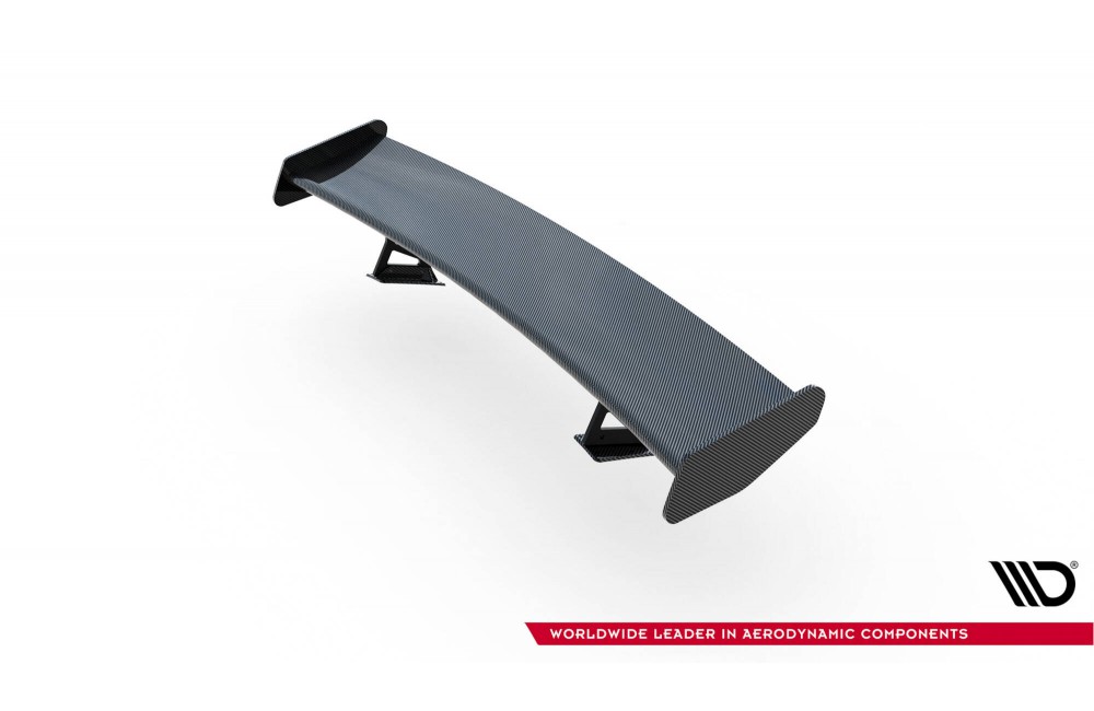 Carbon Spoiler With Internal Brackets Uprights V.1 + LED Porsche 718 Cayman 982c Carbon Spoiler With Internal Brackets Uprights V.1 + LED Porsche 718 Cayman 982c