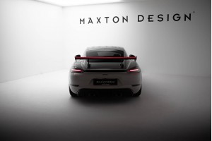 Carbon Spoiler With Internal Brackets Uprights V.1 + LED Porsche 718 Cayman 982c Carbon Spoiler With Internal Brackets Uprights V.1 + LED Porsche 718 Cayman 982c