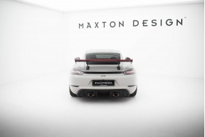 Carbon Spoiler With Internal Brackets Uprights V.1 + LED Porsche 718 Cayman 982c Carbon Spoiler With Internal Brackets Uprights V.1 + LED Porsche 718 Cayman 982c