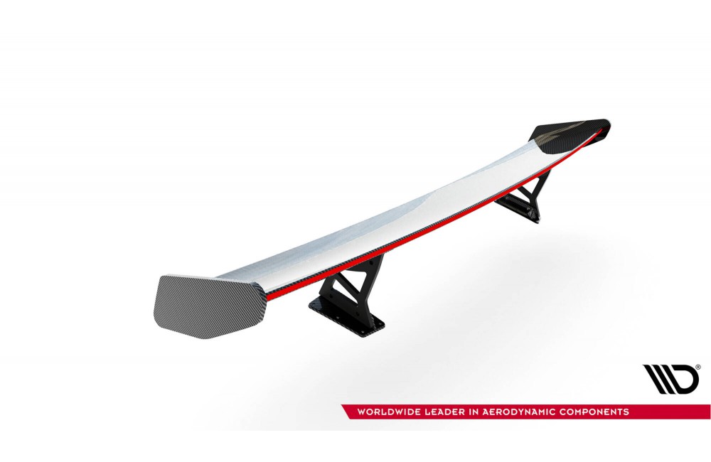 Carbon Spoiler With Internal Brackets Uprights V.1 + LED Porsche 718 Cayman 982c Carbon Spoiler With Internal Brackets Uprights V.1 + LED Porsche 718 Cayman 982c
