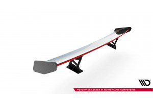Carbon Spoiler With Internal Brackets Uprights V.1 + LED Porsche 718 Cayman 982c Carbon Spoiler With Internal Brackets Uprights V.1 + LED Porsche 718 Cayman 982c