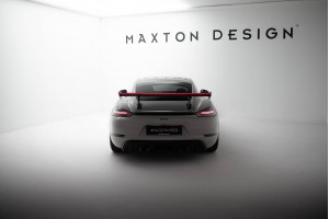 Carbon Spoiler With Internal Brackets Uprights V.2 + LED Porsche 718 Cayman 982c