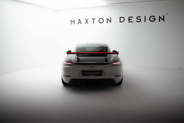 Αεροτομή Carbon Με Εσωτερικά Στηρίγματα V.2 + LED Porsche 718 Cayman 982c