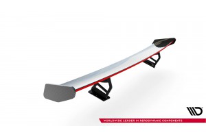 Carbon Spoiler With Internal Brackets Uprights V.2 + LED Porsche 718 Cayman 982c