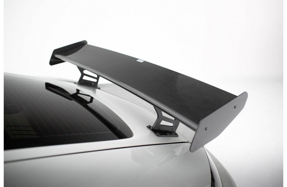 Carbon Spoiler With Internal Brackets Uprights V.2 + LED Porsche 718 Cayman 982c