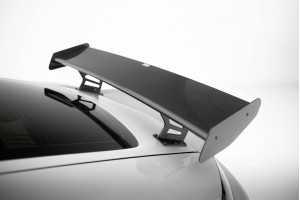 Carbon Spoiler With Internal Brackets Uprights V.2 + LED Porsche 718 Cayman 982c