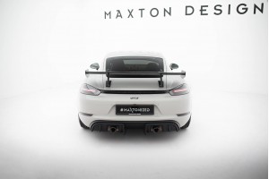 Carbon Spoiler With Upper Swan Mounting V.2 Porsche 718 Cayman 982c Carbon Spoiler With Upper Swan Mounting V.2 Porsche 718 Cayman 982c