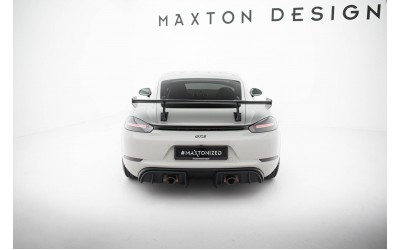 Carbon Spoiler With Upper Swan Mounting  V.2 Porsche 718 Cayman 982c