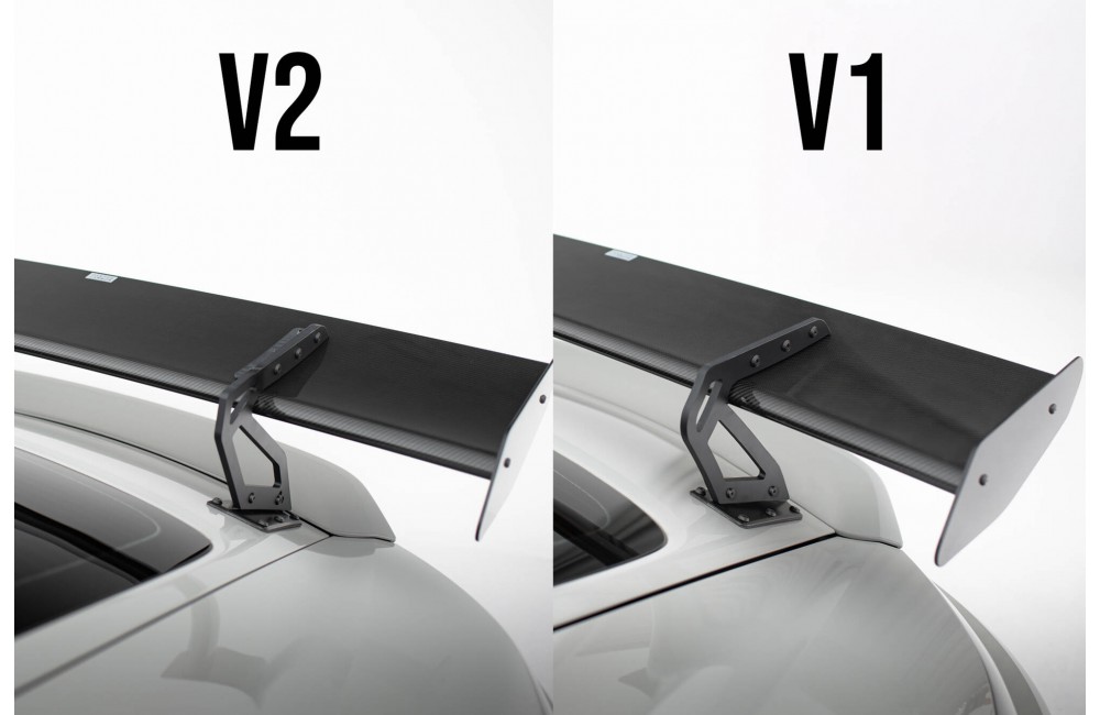 Carbon Spoiler With Upper Swan Mounting V.2 Porsche 718 Cayman 982c Carbon Spoiler With Upper Swan Mounting V.2 Porsche 718 Cayman 982c