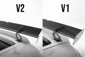 Carbon Spoiler With Upper Swan Mounting V.2 Porsche 718 Cayman 982c Carbon Spoiler With Upper Swan Mounting V.2 Porsche 718 Cayman 982c