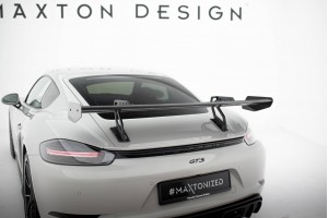 Carbon Spoiler With Upper Swan Mounting V.2 Porsche 718 Cayman 982c Carbon Spoiler With Upper Swan Mounting V.2 Porsche 718 Cayman 982c