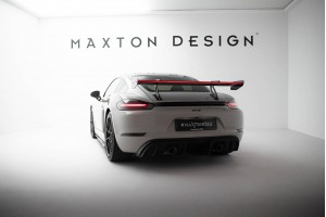 Carbon Spoiler With Upper Swan Mounting V.1 + LED Porsche 718 Cayman 982c Carbon Spoiler With Upper Swan Mounting V.1 + LED Porsche 718 Cayman 982c