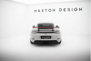Carbon Spoiler With Upper Swan Mounting V.1 + LED Porsche 718 Cayman 982c Carbon Spoiler With Upper Swan Mounting V.1 + LED Porsche 718 Cayman 982c