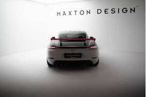 Carbon Spoiler With Upper Swan Mounting V.2 + LED Porsche 718 Cayman 982c Carbon Spoiler With Upper Swan Mounting V.2 + LED Porsche 718 Cayman 982c