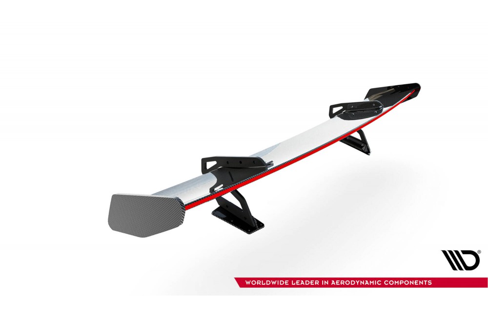 Carbon Spoiler With Upper Swan Mounting V.2 + LED Porsche 718 Cayman 982c Carbon Spoiler With Upper Swan Mounting V.2 + LED Porsche 718 Cayman 982c