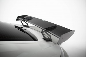 Carbon Spoiler With Upper Swan Mounting V.2 + LED Porsche 718 Cayman 982c Carbon Spoiler With Upper Swan Mounting V.2 + LED Porsche 718 Cayman 982c
