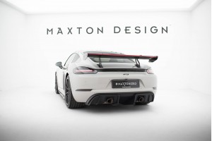 Carbon Spoiler With Upper Swan Mounting V.2 + LED Porsche 718 Cayman 982c Carbon Spoiler With Upper Swan Mounting V.2 + LED Porsche 718 Cayman 982c