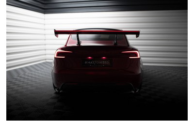 Carbon Spoiler + LED Tesla Model 3