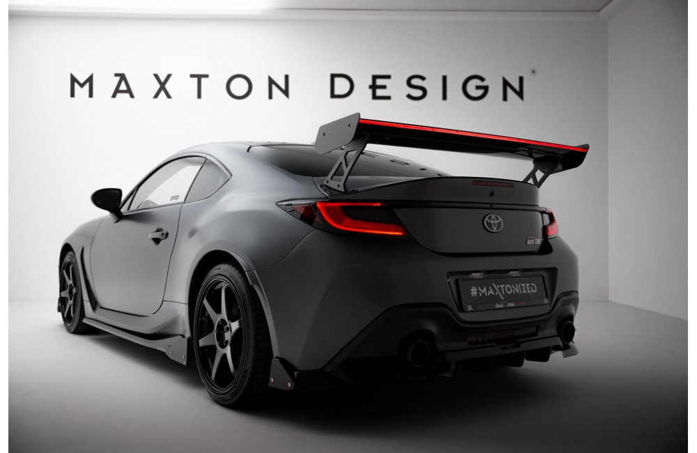 Carbon Spoiler With External Brackets Uprights + LED Toyota GR86 / Subaru BRZ Mk2 Carbon Spoiler With External Brackets Uprights + LED Toyota GR86 / Subaru BRZ Mk2
