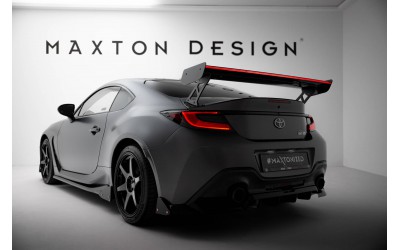 Carbon Spoiler With External Brackets Uprights + LED Toyota GR86 / Subaru BRZ Mk2