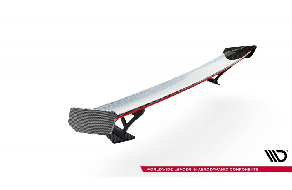 Carbon Spoiler With External Brackets Uprights + LED Toyota GR86 / Subaru BRZ Mk2 Carbon Spoiler With External Brackets Uprights + LED Toyota GR86 / Subaru BRZ Mk2