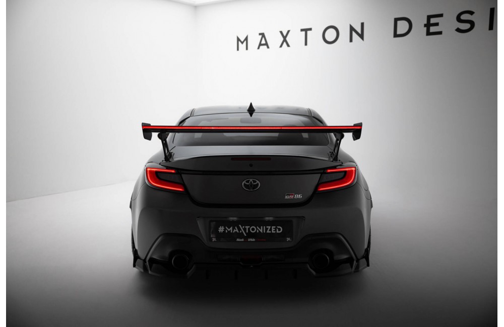 Carbon Spoiler With External Brackets Uprights + LED Toyota GR86 / Subaru BRZ Mk2 Carbon Spoiler With External Brackets Uprights + LED Toyota GR86 / Subaru BRZ Mk2