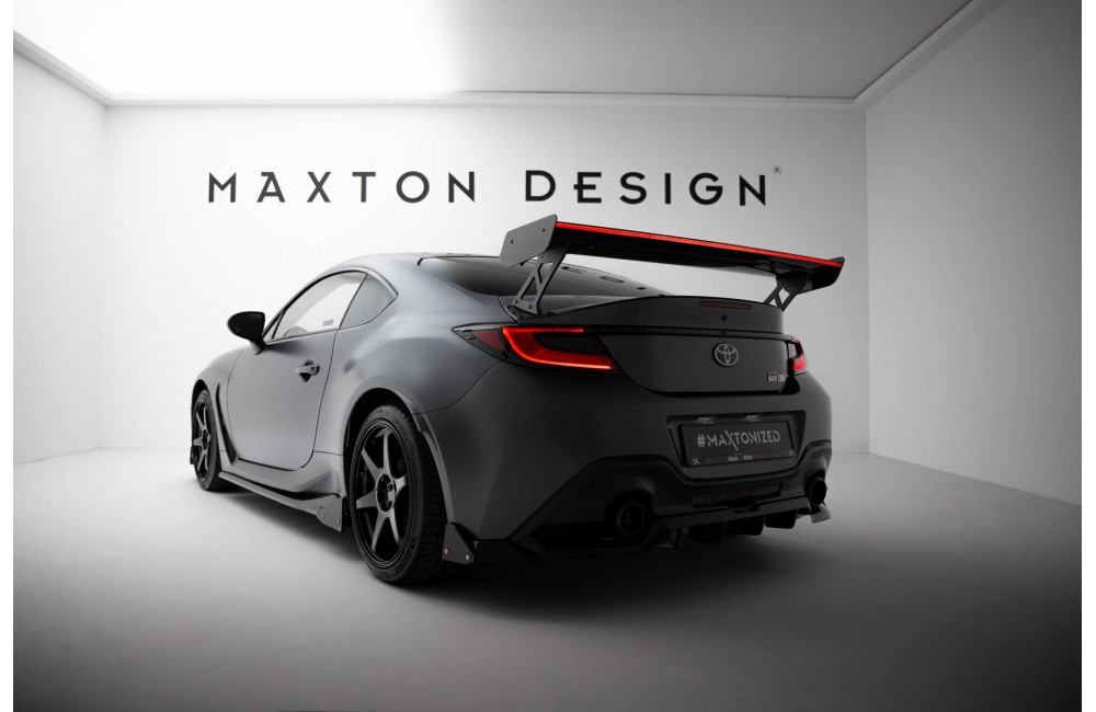 Carbon Spoiler With External Brackets Uprights + LED Toyota GR86 / Subaru BRZ Mk2 Carbon Spoiler With External Brackets Uprights + LED Toyota GR86 / Subaru BRZ Mk2
