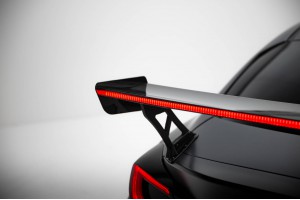 Carbon Spoiler With External Brackets Uprights + LED Toyota GR86 / Subaru BRZ Mk2 Carbon Spoiler With External Brackets Uprights + LED Toyota GR86 / Subaru BRZ Mk2