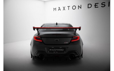 Carbon Spoiler With External Brackets Uprights + LED Toyota GR86 / Subaru BRZ Mk2