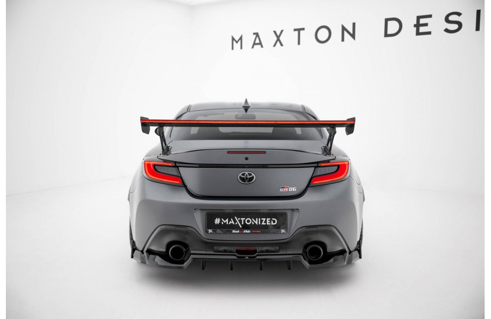 Carbon Spoiler With External Brackets Uprights + LED Toyota GR86 / Subaru BRZ Mk2 Carbon Spoiler With External Brackets Uprights + LED Toyota GR86 / Subaru BRZ Mk2