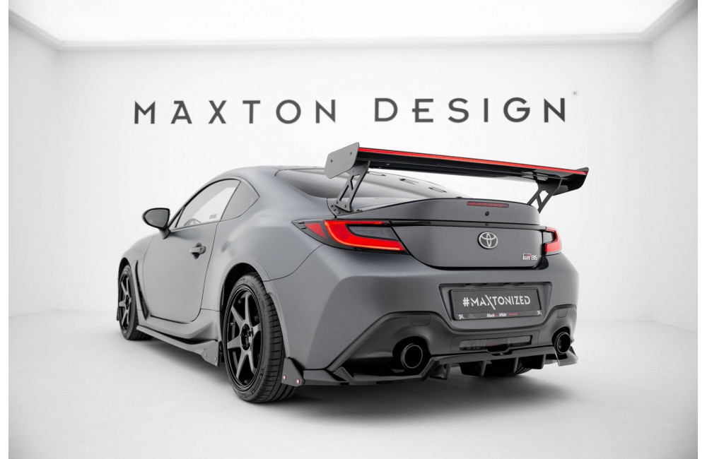 Carbon Spoiler With External Brackets Uprights + LED Toyota GR86 / Subaru BRZ Mk2 Carbon Spoiler With External Brackets Uprights + LED Toyota GR86 / Subaru BRZ Mk2