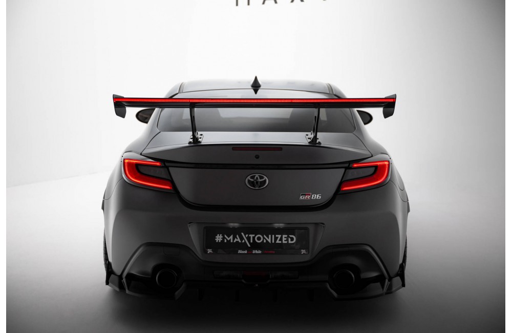 Carbon Spoiler With Internal Brackets Uprights + LED Toyota GR86 / Subaru BRZ Mk2 Carbon Spoiler With Internal Brackets Uprights + LED Toyota GR86 / Subaru BRZ Mk2