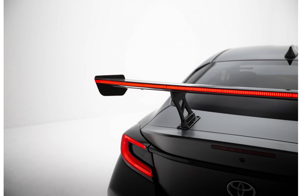 Carbon Spoiler With Internal Brackets Uprights + LED Toyota GR86 / Subaru BRZ Mk2 Carbon Spoiler With Internal Brackets Uprights + LED Toyota GR86 / Subaru BRZ Mk2