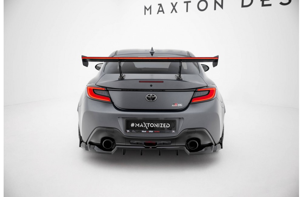 Carbon Spoiler With Internal Brackets Uprights + LED Toyota GR86 / Subaru BRZ Mk2 Carbon Spoiler With Internal Brackets Uprights + LED Toyota GR86 / Subaru BRZ Mk2
