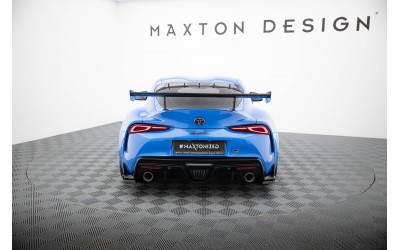 Carbon Spoiler With External Brackets Uprights Toyota Supra Mk5