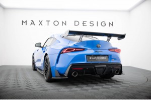 Carbon Spoiler With External Brackets Uprights Toyota Supra Mk5 Carbon Spoiler With External Brackets Uprights Toyota Supra Mk5