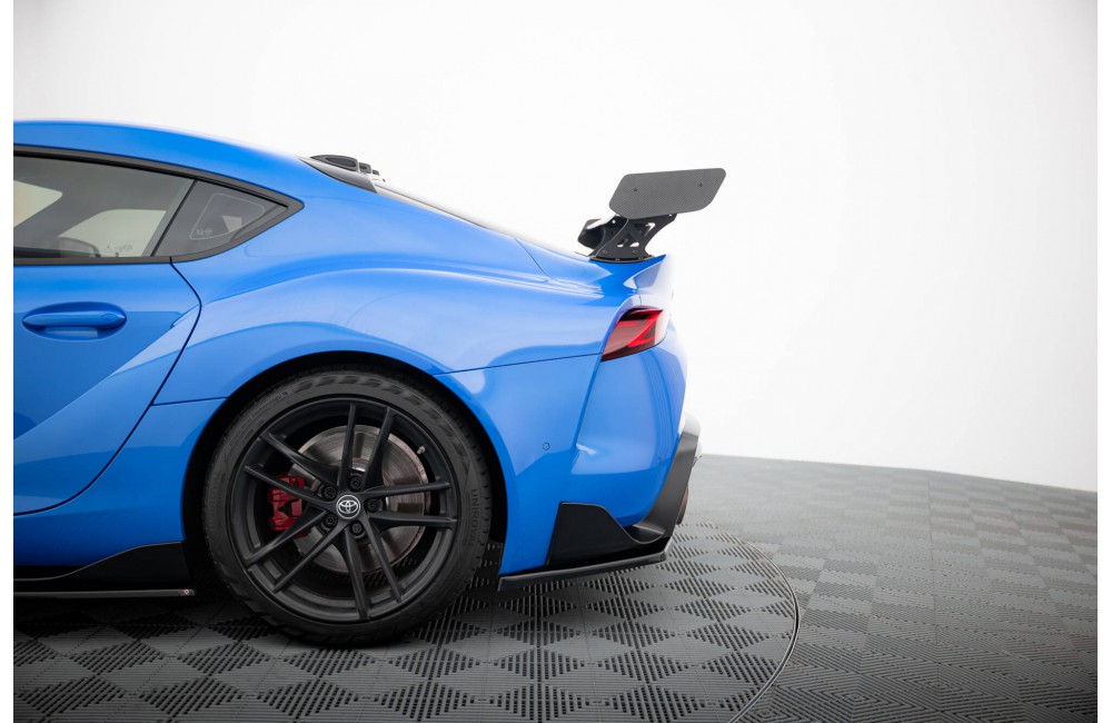 Carbon Spoiler With External Brackets Uprights Toyota Supra Mk5 Carbon Spoiler With External Brackets Uprights Toyota Supra Mk5
