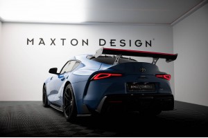 Carbon Spoiler With External Brackets Uprights + LED Toyota Supra Mk5 Carbon Spoiler With External Brackets Uprights + LED Toyota Supra Mk5