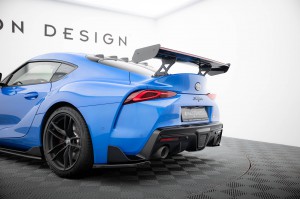 Carbon Spoiler With External Brackets Uprights + LED Toyota Supra Mk5 Carbon Spoiler With External Brackets Uprights + LED Toyota Supra Mk5