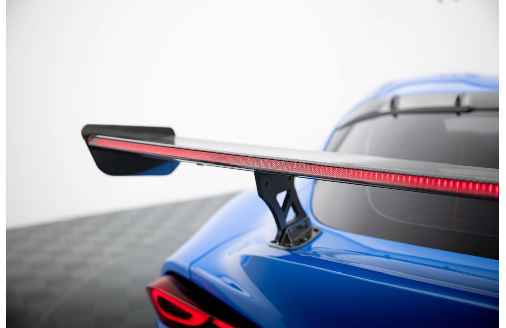 Carbon Spoiler With External Brackets Uprights + LED Toyota Supra Mk5 Carbon Spoiler With External Brackets Uprights + LED Toyota Supra Mk5
