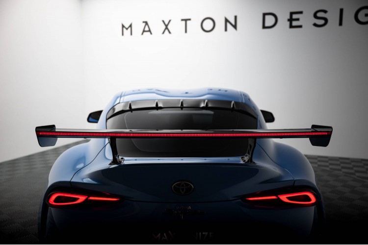 Carbon αεροτομή με εξωτερικές βάσεις + LED Toyota Supra Mk5
