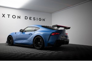 Carbon Spoiler With External Brackets Uprights + LED Toyota Supra Mk5 Carbon Spoiler With External Brackets Uprights + LED Toyota Supra Mk5