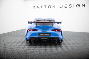 Carbon Spoiler With External Brackets Uprights + LED Toyota Supra Mk5 Carbon Spoiler With External Brackets Uprights + LED Toyota Supra Mk5