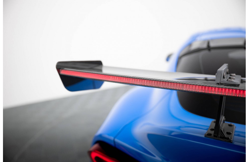 Carbon Spoiler With Upper Swan Mounting + LED Toyota Supra Mk5 Carbon Spoiler With Upper Swan Mounting + LED Toyota Supra Mk5