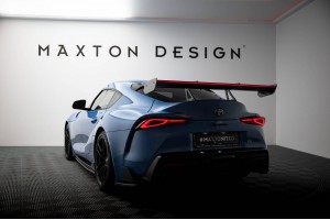 Carbon Spoiler With Upper Swan Mounting + LED Toyota Supra Mk5 Carbon Spoiler With Upper Swan Mounting + LED Toyota Supra Mk5