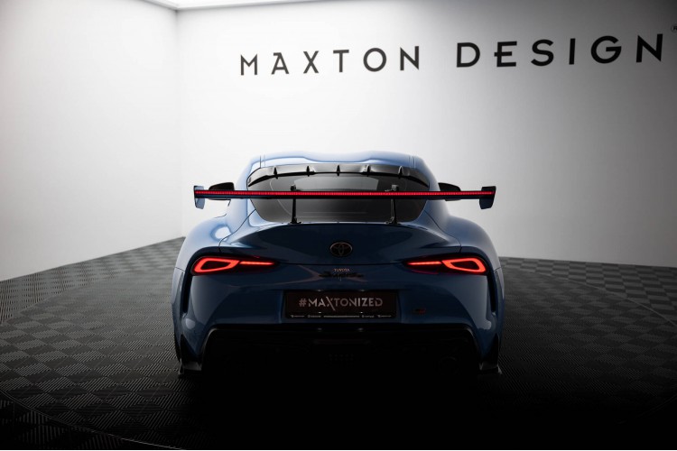 Carbon αεροτομή με ανώτερη στήριξη + LED Toyota Supra Mk5