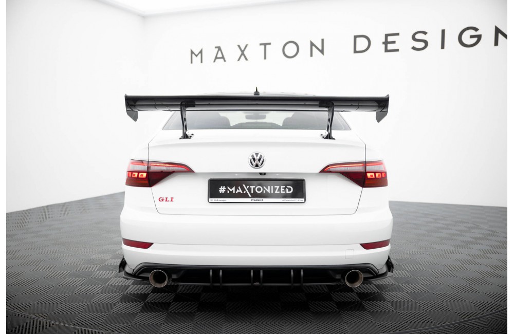 Carbon Spoiler With Internal Brackets Uprights Volkswagen Jetta GLI Mk7 Carbon Spoiler With Internal Brackets Uprights Volkswagen Jetta GLI Mk7