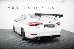 Carbon Spoiler With Internal Brackets Uprights Volkswagen Jetta GLI Mk7 Carbon Spoiler With Internal Brackets Uprights Volkswagen Jetta GLI Mk7