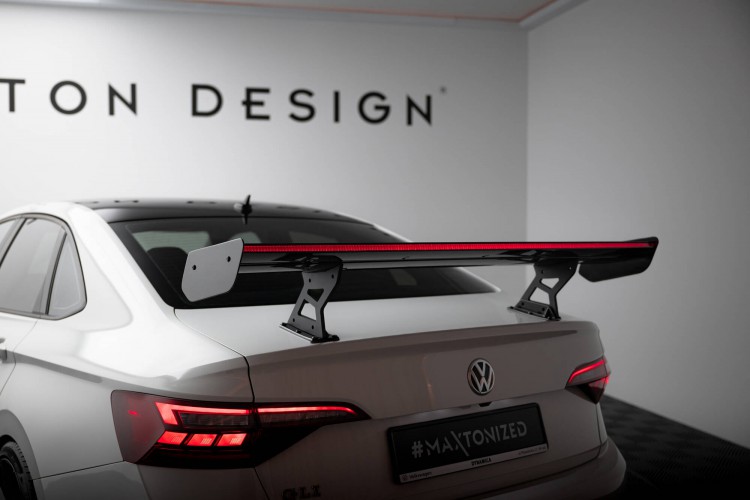 Αεροτομή Carbon Με Εσωτερικά Στηρίγματα + LED Volkswagen Jetta GLI Mk7